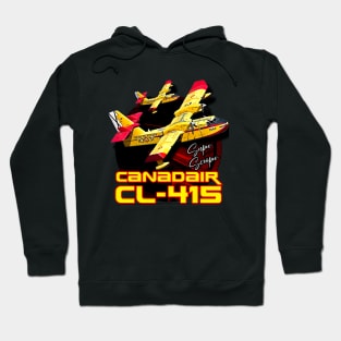 Canadair cl-415 Super Scooper firebomber Aircraft Hoodie